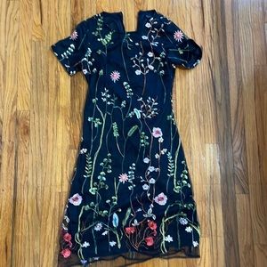 Roolee embroidered dress XS